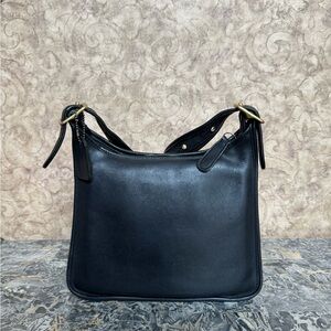 Vintage•Coach Legacy #9966 Crossbody Bag Purse•Black Leather•Made in USA